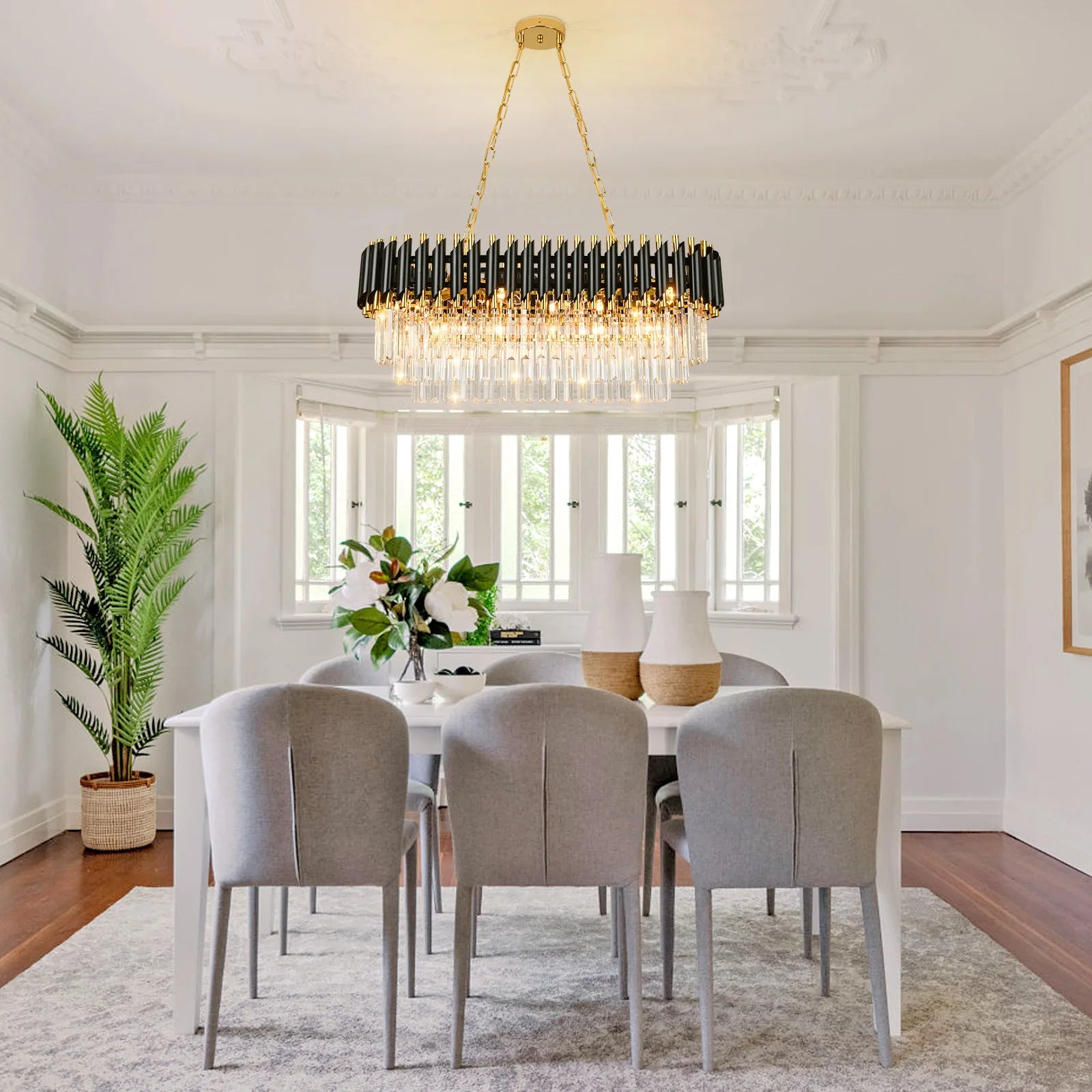 Modern Chandelier Install
