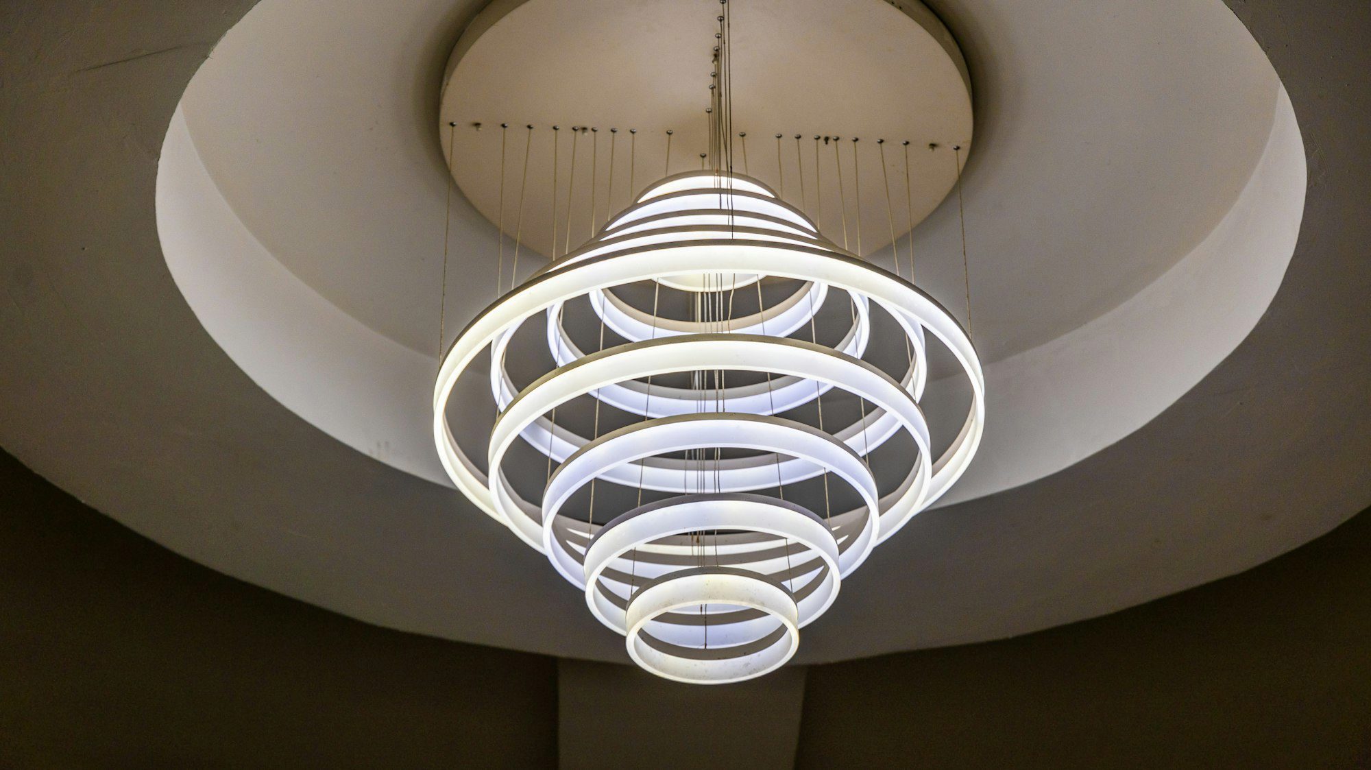 Modern Chandelier Install